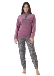 Pigiama Donna Pile Coral anche Calibrato | Karel 5220