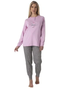 Pigiama Donna caldo Cotone | Karel 5057