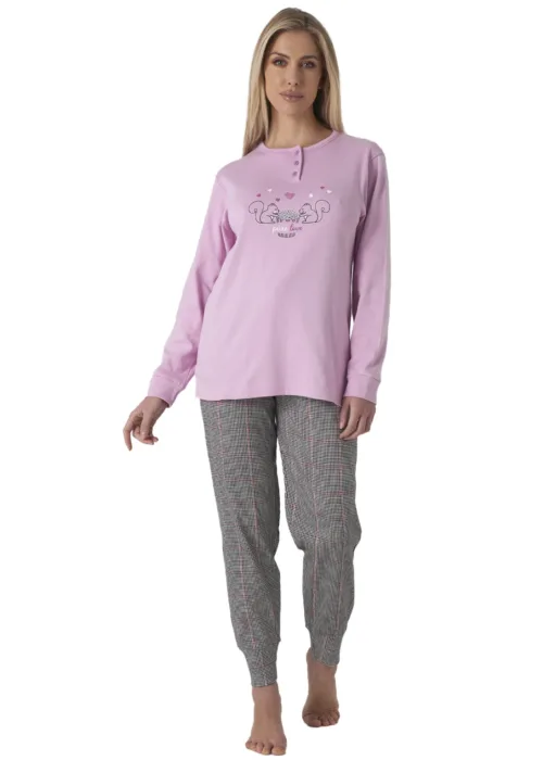 Pigiama Donna caldo Cotone | Karel 5057