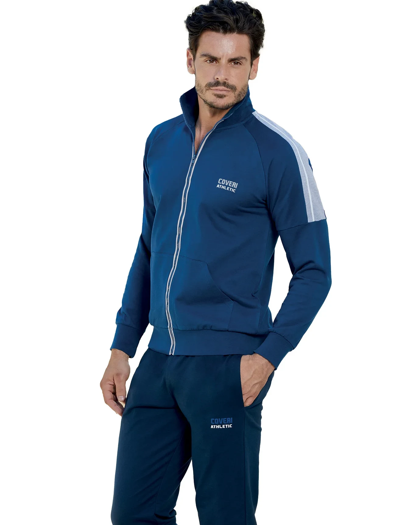 Tuta Completa Uomo Enrico Coveri in Cotone Garzato 139