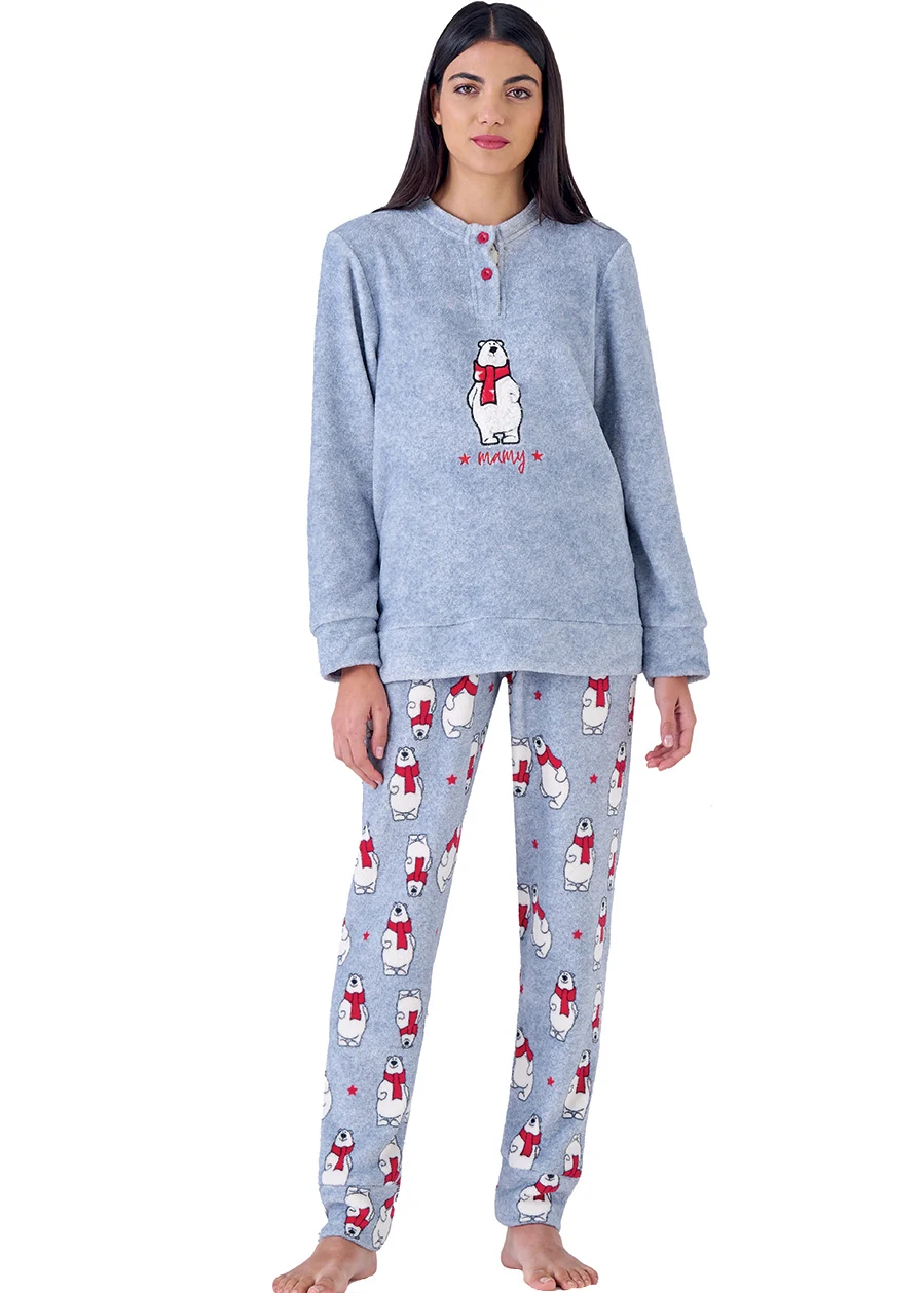 Pigiama Donna in Pile Coral Pigiamiamoci 862
