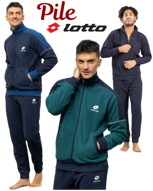 Tuta Pile Uomo Lotto Calda Invernale con Zip