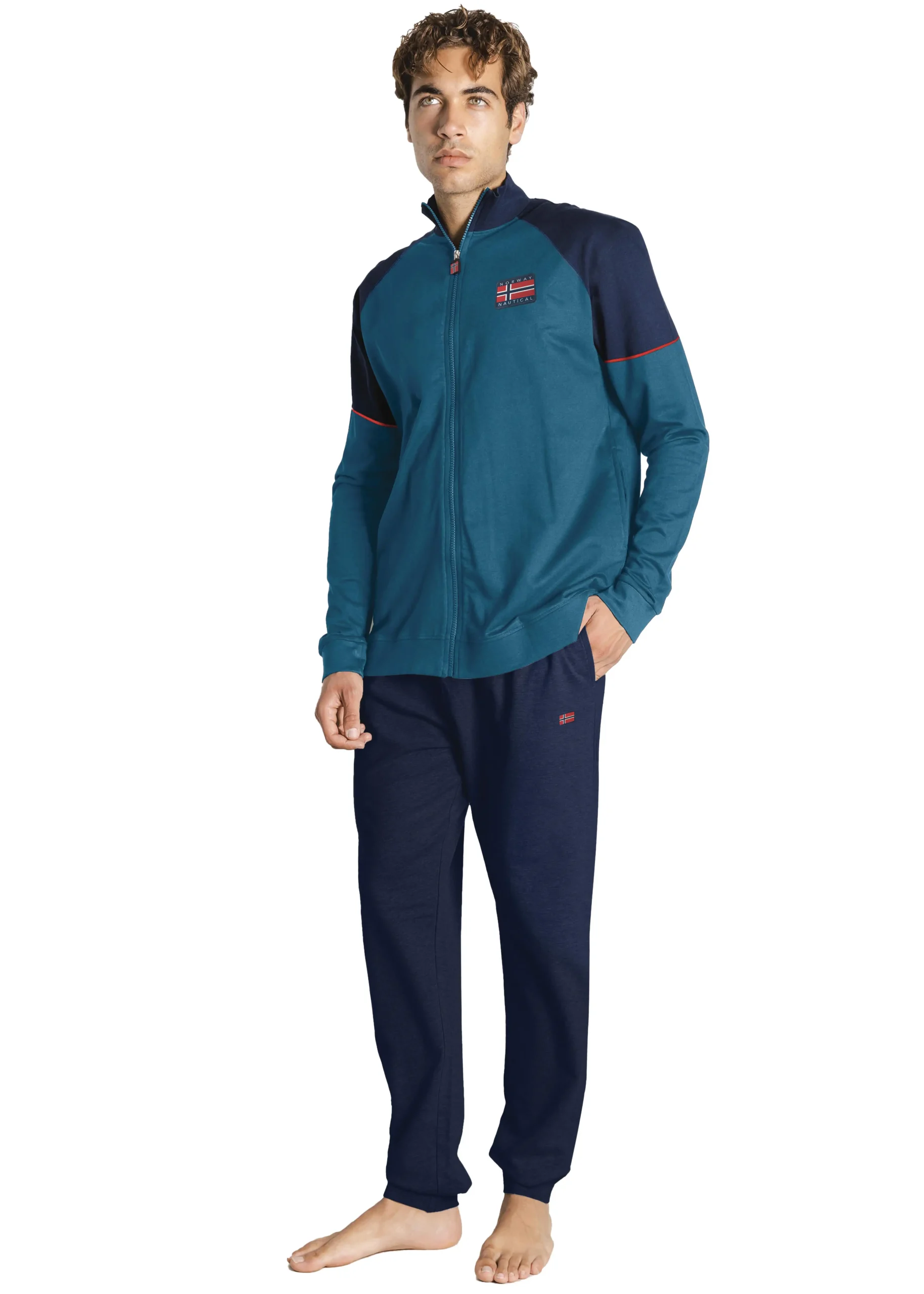 Tuta Felpata Uomo Norway Nautical 100% cotone - immagine 3