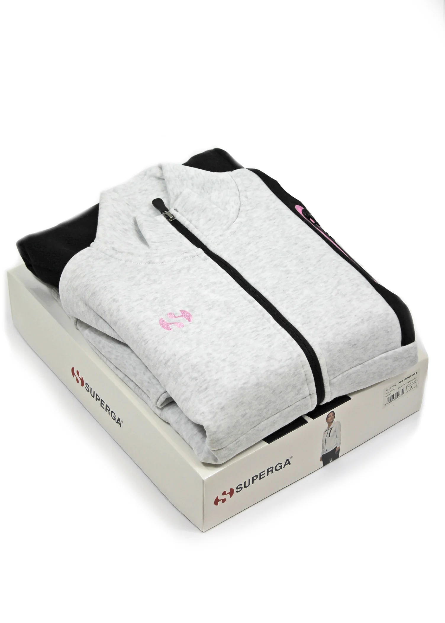 Tuta Felpata Donna Sportiva full Zip Superga 353 - immagine 2