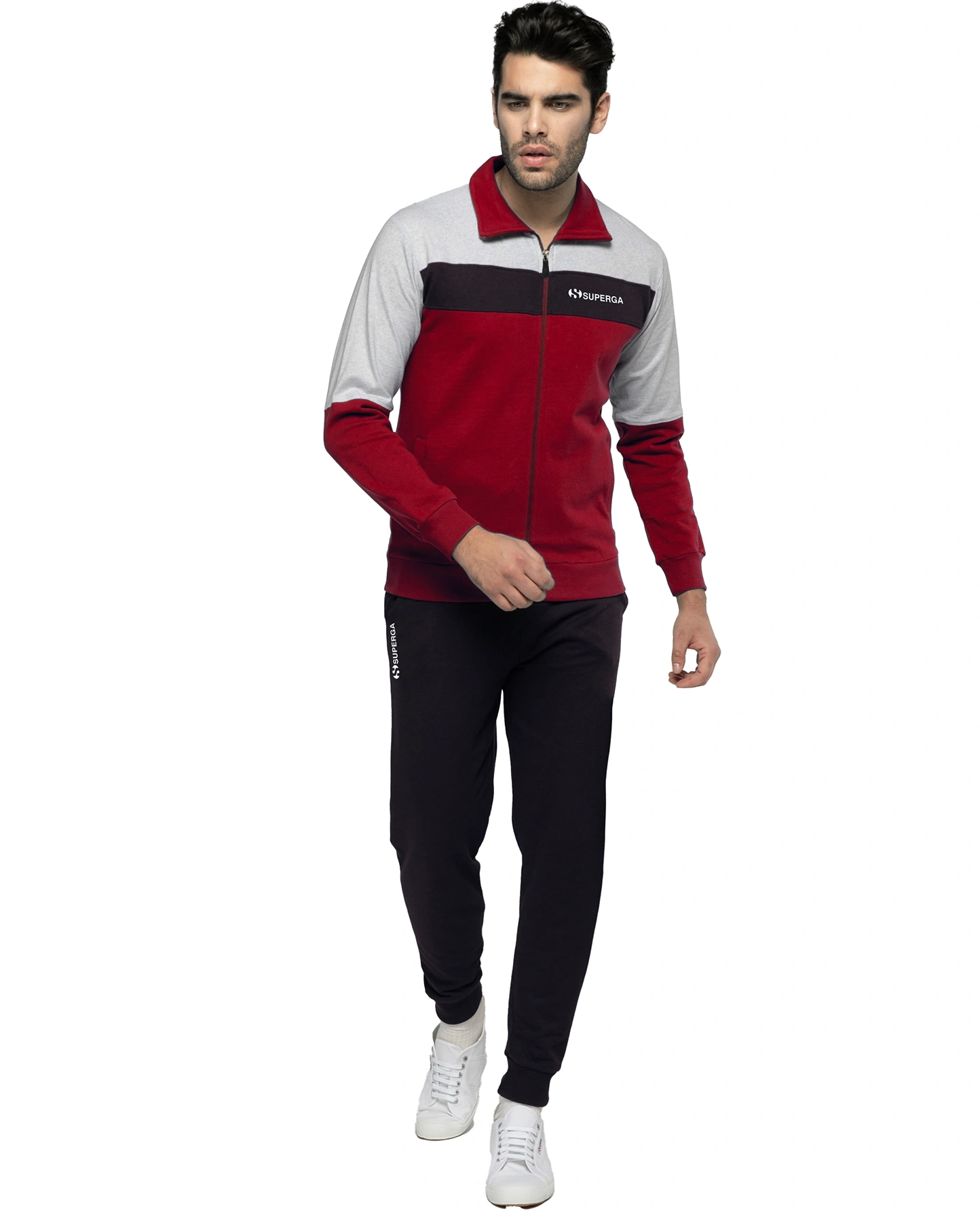 Tuta Uomo Felpata Calda con Zip | Superga 259
