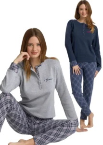 Pigiama Donna Felpa Punto Milano IlGranchio 651