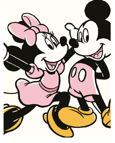 Pigiama Donna Personaggi in Caldo Cotone Minnie Mickey - immagine 3