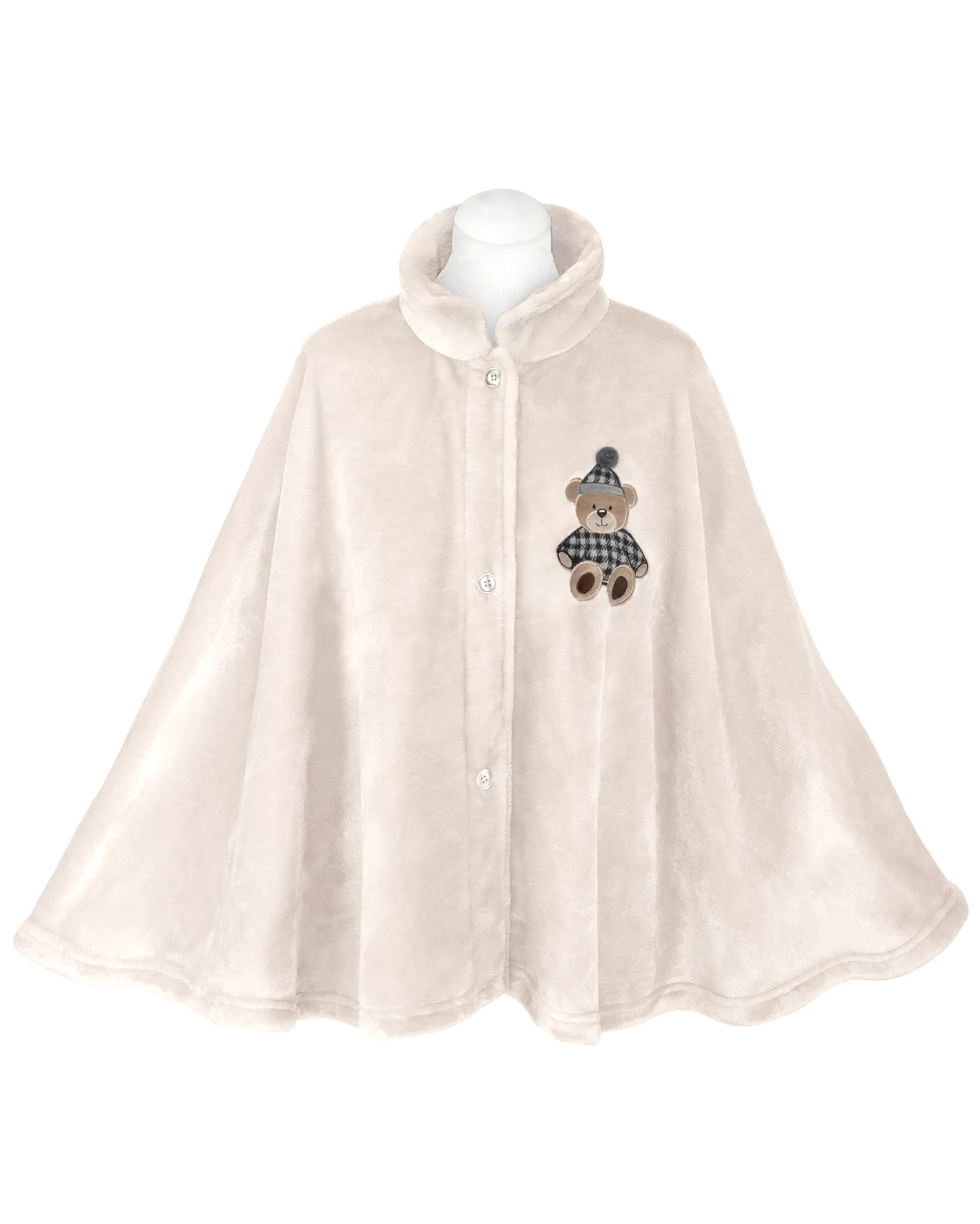 Poncho Vestaglietta Bimba in Pile Coral LovelyShabby - immagine 2