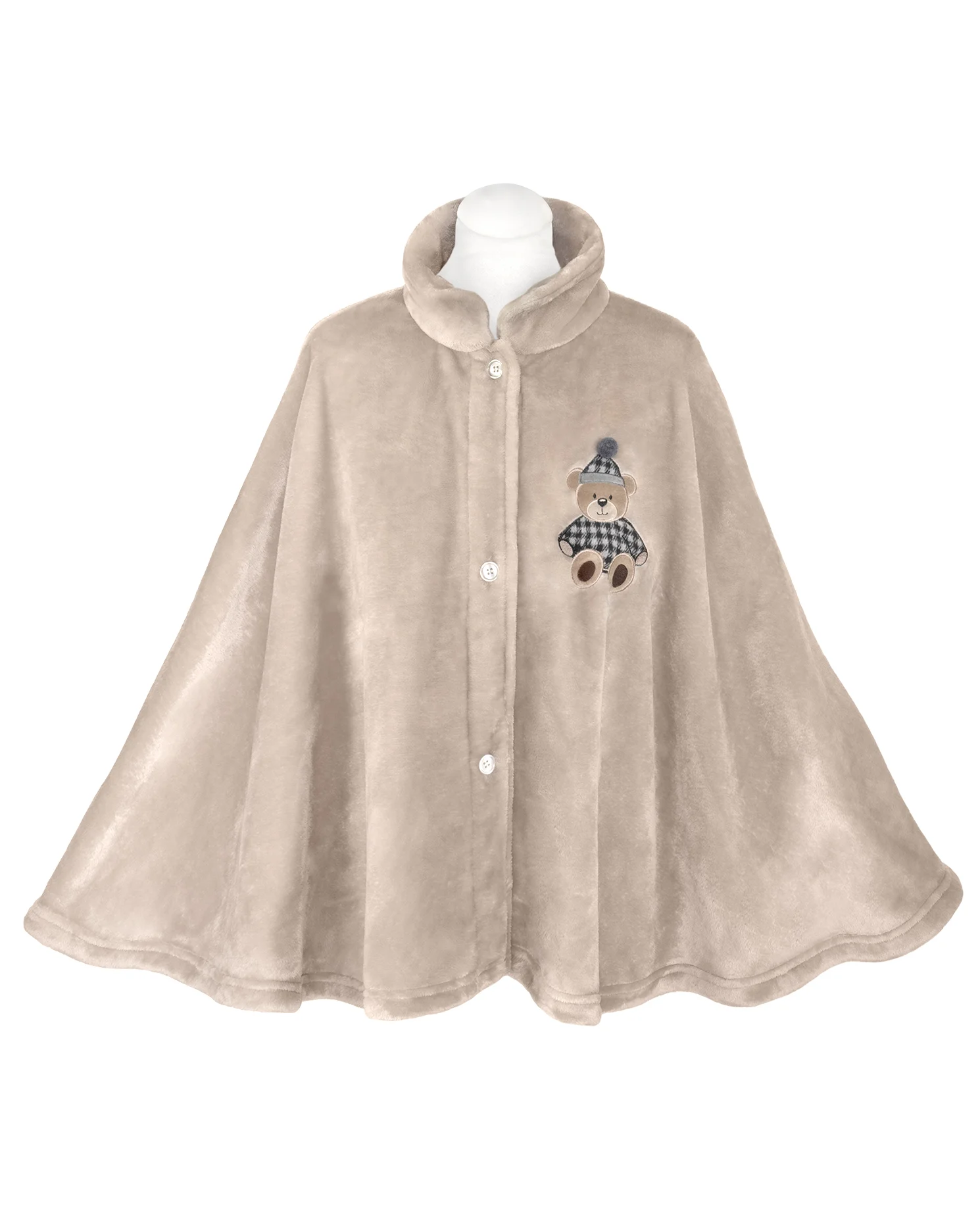 Poncho Vestaglietta Bimba in Pile Coral LovelyShabby - immagine 4