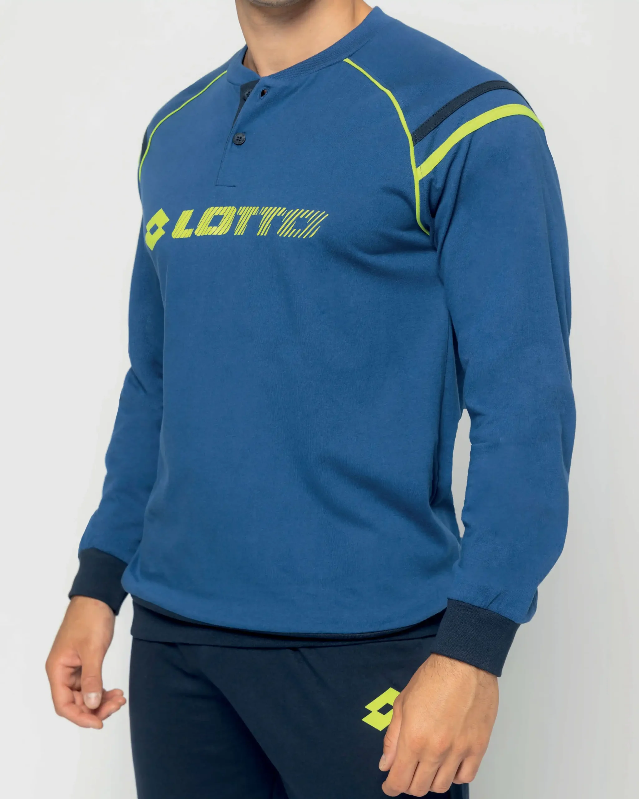 Pigiama Uomo Cotone Leggero Lungo | Lotto - immagine 2
