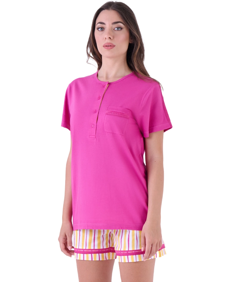Pigiama Corto Donna Cotone Estivo | Pigiamiamoci 3676
