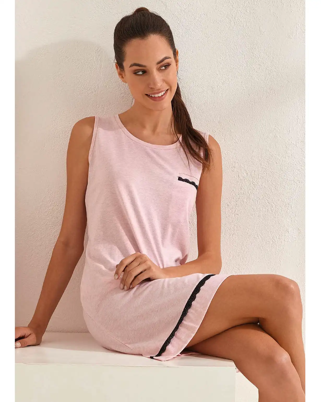 Camicia da Notte Spalla Larga Cotone Estivo | IlGranchio - immagine 2