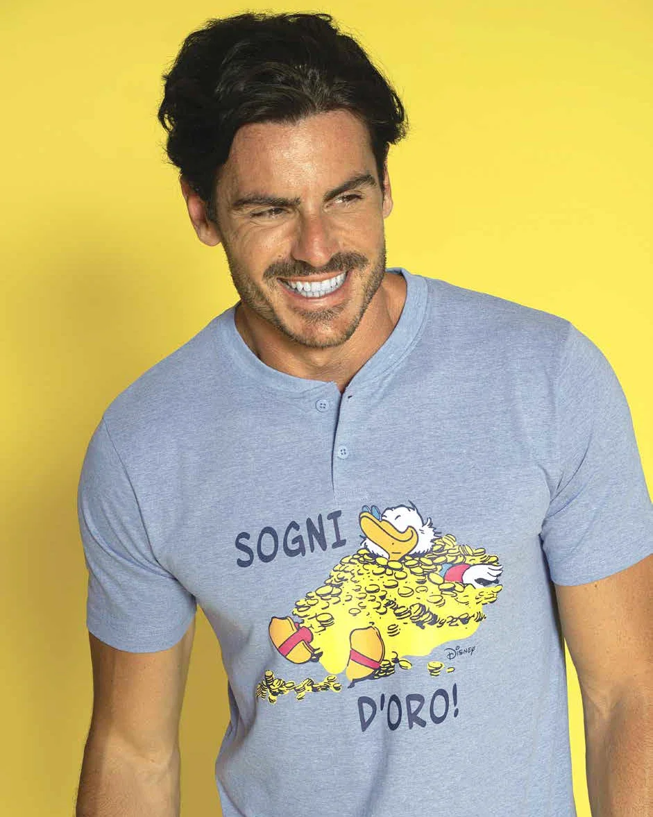 Pigiama Uomo Corto T-shirt Pantaloncino | Personaggi Disney - immagine 3