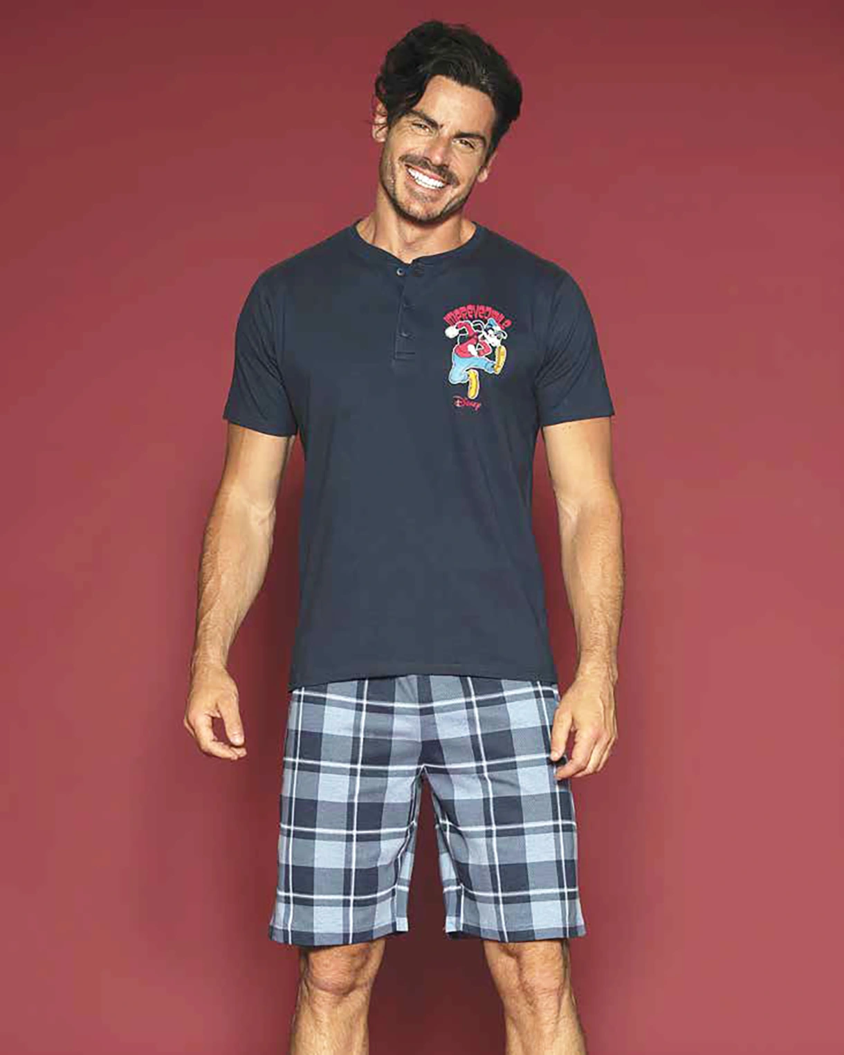 Pigiama Uomo Corto T-shirt Pantaloncino | Personaggi Disney - immagine 2