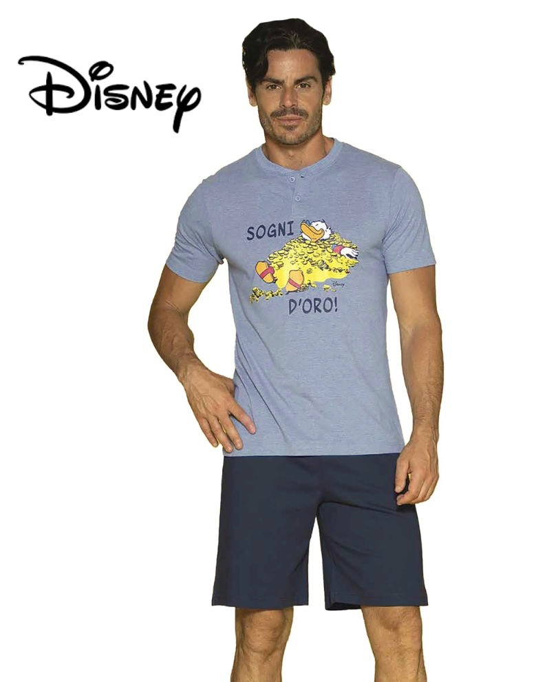 Pigiama Uomo Corto T-shirt Pantaloncino | Personaggi Disney