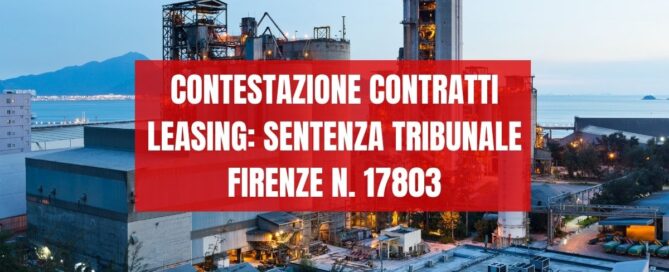 Tribunale Firenze Derivati