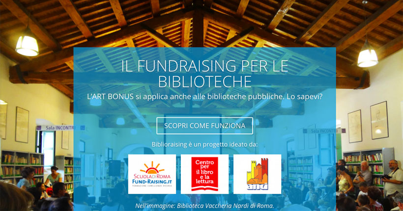 È partita la seconda edizione di Biblioraising